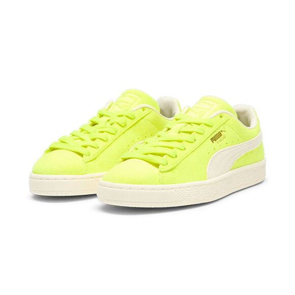 Puma Womens Suede Neon Green Shoes (NWT) - Picture 5 of 5